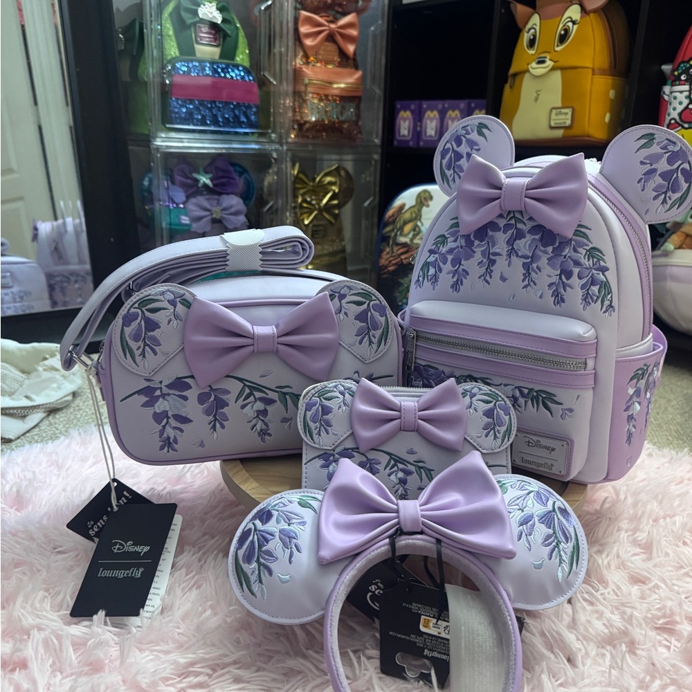 Wisteria Loungefly 4 piece set